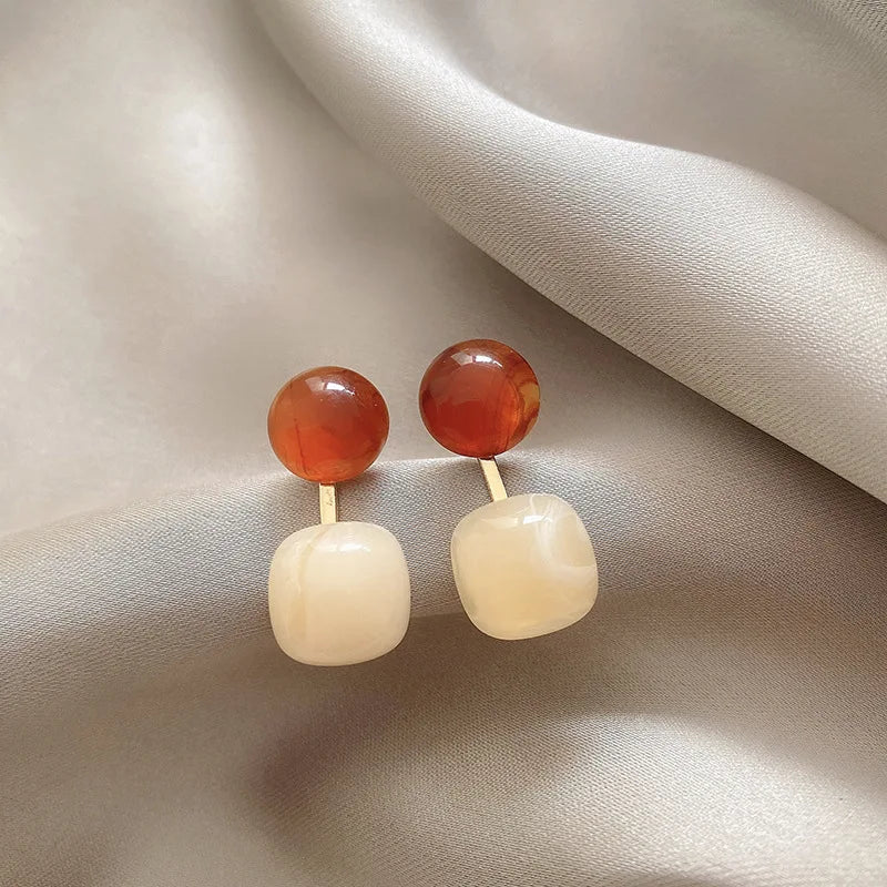 French New Classic Elegant Imitation Pearl Drop Earrings for Women Exquisite Dangle Wedding Earring Statement Fashion Jewelry